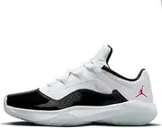 [Nike] Air Jordan 11 CMFT Low Women's Shoes (DV2629-106,White/University RED-Black-Blue Tint) Size 5