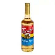 Torani Butter Rum Flavoring Syrup 750 mL Glass Bottle 880361415