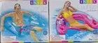 (Set Of 2) Intex Sit 'N Float Inflatable Lounges Pink & Blue 60" X 39"
