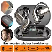 TWS Ear Bone Conduction Headphones Wireless Bluetooth 5.3 Open Ear Earphone Hook