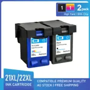 2x Ink Cartridge Compatible HP 21 22 XL HP21XL HP22XL PSC 1401 1402 1410 1415