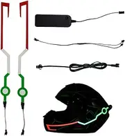 Motorcycle Lights for Night Riding | Helmet Signal Lamp - 3 Modes LED Strip Decoration Accessories for Women Men Adults Riding Bicycles Motorcycles