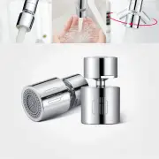 Diiib Kitchen Faucet Aerator Water Tap Nozzle Bubbler Water Saving Filter 360-Degree Double Function 2-Flow Splash-proof