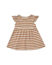 Quincy Mae Flutter Sleeve Dress