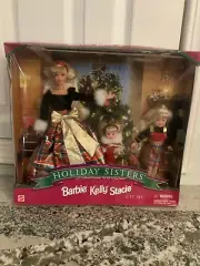 Holiday Sisters Barbie Kelly & Stacie Doll Gift Set 1998 Mattel 19809