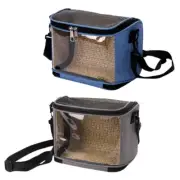 Bird for Carrier Parrot Travel Cage Mesh Top Portable Small Animal Outing for Ca