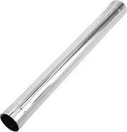 X AUTOHAUX 76mm 3" OD Stainless Steel Straight Mandrel Exhaust Pipe Tube 30" Length DIY Custom Car Modified Tubing Piping with Double Cutted and Expand-on Ends Surface Polishing Silver Tone