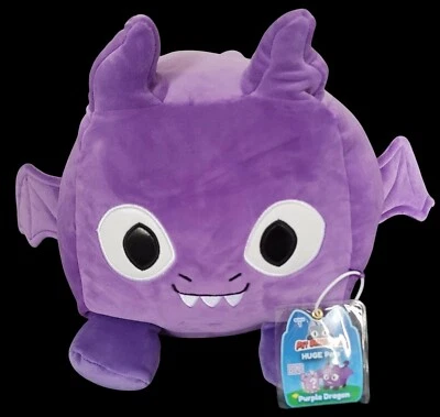 Pet Simulator HUGE Purple Dragon Plush w/ DLC INCLUDED for In-game pet