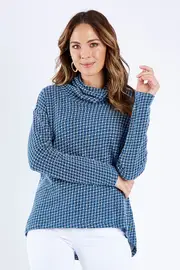 Funnel Neck Top--HAT-F20PFL1325