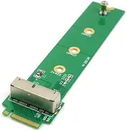 NFHK PCI Express PCI-E 4X M.2 NGFF M-Key to 2013 2014 2015 Apple MacBook SSD Convert Card for A1493 A1502 A1465 A1466 Cable 50cm