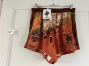 BNWT Aussie Footy Shorts Muster Outback Size M Medium