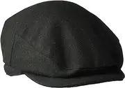 [Henschel Hats] Men's Wool Melton Blend Ivy Hat with Satin Lining