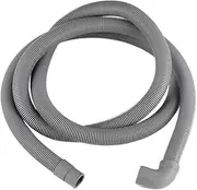 Automatic Drum Washing Machine Drain Pipe Elbow Straight Head Hose Compatible for Haier Samsung Panasonic Siemens Sanyo Whirlpool(1.5m Elbow)