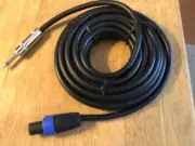 25 ft. Speakon to 1/4" PA DJ Speaker cable