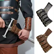 Retro Faux Leather Sword Frog Holder Medieval Knight Belt Costume Sword Scabbard