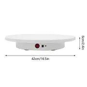 360° Electric Motorized Turntable Platform Rotating Display Stand with Remote