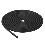 5mm x 7 Meters Foam Weather Stripping Door Seal for Instruments - Black