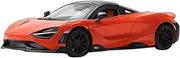Scale Finished Model Car 1:24 Alloy Diecast Static Simulation Metal Car Model for McLaren 765LT Supercar Toy Souvenirs Gift Miniature Replica Car(Orange)