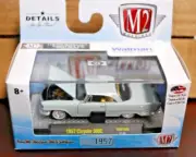M2 1/64 DIECAST CAR 1 OF 7,280 MADE! 1957 CHRYSLER 300C 392 HEMI DUAL QUAD ©2017
