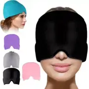 Gel Ice Migraine Relief Hat Cold Compress Therapy Pack Mask For Tension Sinus