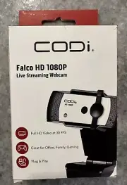 Codi Falco HD 1080P Webcam Live Streaming Web Camera Brand New Full HD A05020