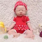 17'' Soft Silicone Reborn Doll Handmade Floppy Silicone Girl Eyes Closed Doll