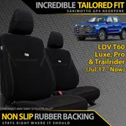 LDV T60 Neoprene 2x Front Row Seat Covers (In Stock)