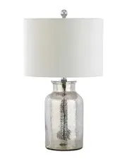 JONATHAN Y Designs Esmee 24.5in Mercury Glass LED Table Lamp