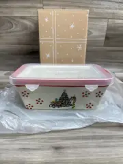 Temp-tations by Tara 12 oz. Holiday mini-loaf pan - Christmas tree with gifts
