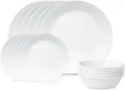 Corelle Winter Frost White Dinnerware Set, 18 Piece, 6 X 26Cm Dinner Plate, 6...