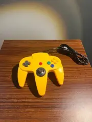 Wired Gamepad Controller Joystick For Nintendo 64 (N64) - Yellow