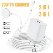 Magnetic Charger USB C To iPhone Cable US Adapter For Apple 13 6 Watch 6/5/1/SE