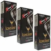 Kamasutra Long Lasting Condom (Set of 3, total 36 condoms)