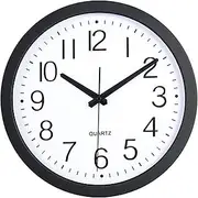 Garden Clock Outdoor, 12 Inch Quiet Wall Clock Vintage Battery Operated Outdoor Clock Garden Metal Outdoor Wall Clock for Patio and Home