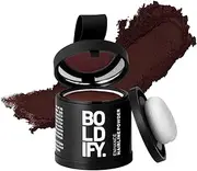[Boldify] Hairline Powder (LARGE, 10g) - Root Touch Up Hair Color for Gray Coverage - Bald Spot Concealing Hair Powder for Women and Men - 48-Hour Stain-Proof (Dark Auburn)
