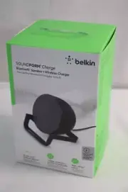 Belkin SoundFORM Charge Bluetooth Speaker + Wireless Charger - NEW!