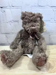 Russ Penny Lane Teddies Plush Golden Brown Teddy Bear Stuffed Animal Amrams NWT
