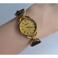 在飛比找蝦皮購物優惠-古董GUCCI金色錶面vintage