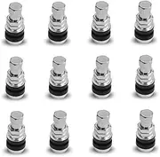 12PCS TR161 Valve Stems Bolt, Metal Rod Wheel Tire Valve Stems Bolt Replacement Parts for Motorcycles ATVs