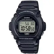 Casio W-219H-1A Black 50m Basic Unisex Digital Casual Watch