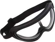 PAMINGONO 1pair Windproof Outdoor Goggles for Skiing Cycling Hiking Lightweight Transparent Eyewear Face Coverage Protective Glasses for