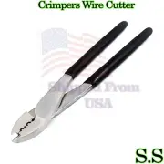 Crimping Wire Cutting 8" Pliers Wire Crimper New Instruments