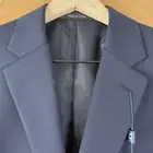 Chaps Blazer Mens 42S Navy Wool Blend Classic Gold Button Sport Coat Jacket New