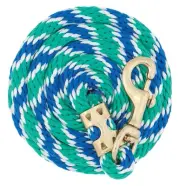 Quality 58 x 8 Blue White Green Leash Soft Polypropylene with Brass Snap