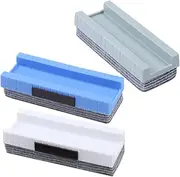 Angoily Elegant Design 3pcs Felt Eraser Dustless for Boys and Girls School Whiteboard Chalkboard Eraser