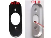 Black WIRED Nest Hello Video Home Doorbell Bracket Faceplate Mounting Replacemet