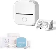 Print Pod, Print Pods Mini Printer, Sticky Note Printer, My Print Pod, printpods, Premium Printer Sticker Maker Pocket Thermal Printer Customized Sticker for Study, DIY Scrapbook (White)