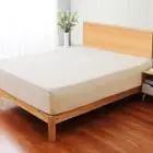 100% Egyptian Cotton 400 Thread Count Twin Size Sateen Fitted Sheet Only, Dee...