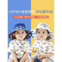 在飛比找ETMall東森購物網優惠-夏季防紫外線寶寶薄款兒童帽子