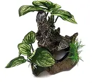 Resin Driftwood for Aquarium, Artificial Wood Plant Decor, Tank Decorations, Betta Freshwater Ornament, Log Hideout Hiding Cave
